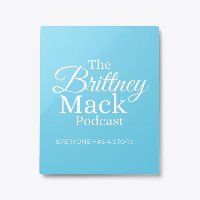 The Brittney Mack Podcast Metal Print